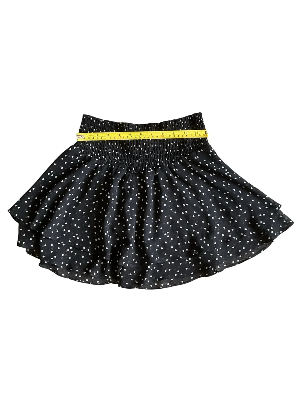 Urban Outfitters UO Ciara Flowy Printed Polka Dot Skort Size SP